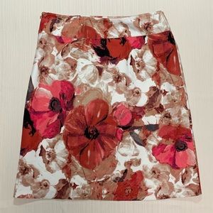 east 5th CORAL PRINT SKIRT Size 16